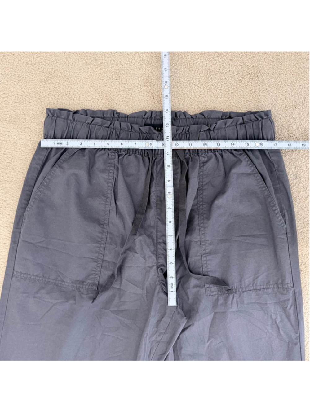 Sanctuary Charcoal Drawstring Jogger Pants - Picture 11 of 11
